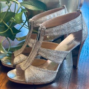 Michael Kors Glittering Silver Heels